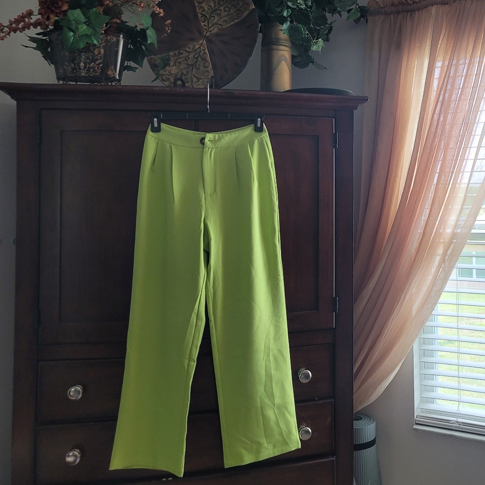 Women's Lime Green Pants